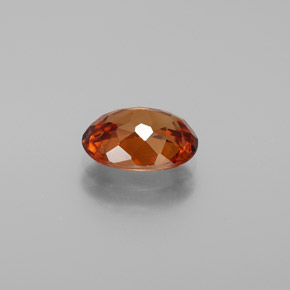 Zircone Arancione scuro naturale da 2.03 ct, Taglio ovale, VVS