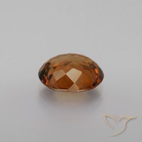 Zircone Arancione scuro naturale da 2.21 ct, Ovale, VVS