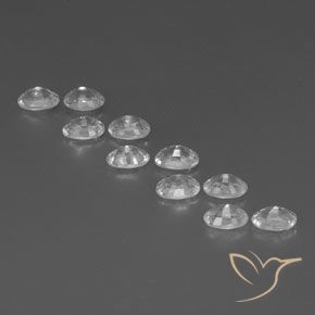 Gemme di Zircone Bianco trasparente naturale da 7.86 ct, Ovale, VVS-VS