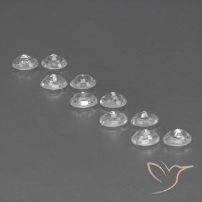 Gemme di Zircone Bianco naturale da 8.29 ct, Ovale, VVS-VS