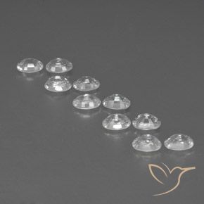 Gemme di Zircone Bianco naturale da 8.09 ct, Ovale, VVS-VS