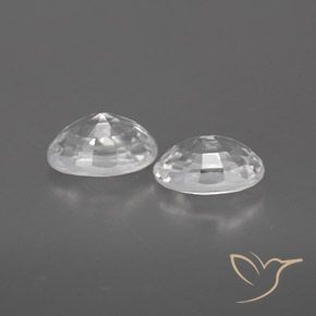 Gemme di Zircone Bianco naturale da 1.68 ct, Ovale, VVS