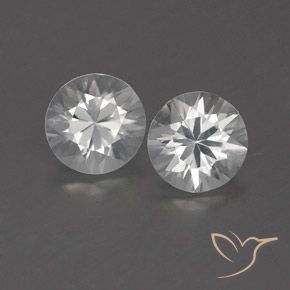 1.87ctw Naturale Bianco Zircone, Rotondo, VVS