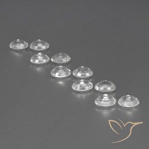 Gemme di Zircone Bianco naturale da 8.12 ct, Ovale, VVS-VS
