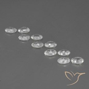 Gemme di Zircone Bianco naturale da 6.54 ct, Ovale, VVS-VS