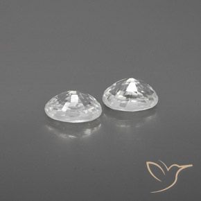 Gemme di Zircone Bianco naturale da 1.66 ct, Ovale, VVS