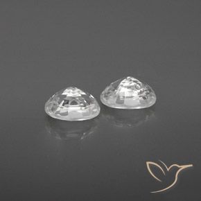 Gemme di Zircone Bianco naturale da 1.74 ct, Ovale, VVS