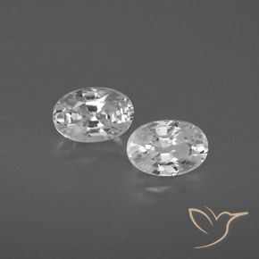 Gemme di Zircone Bianco naturale da 1.66 ct, Ovale, VVS