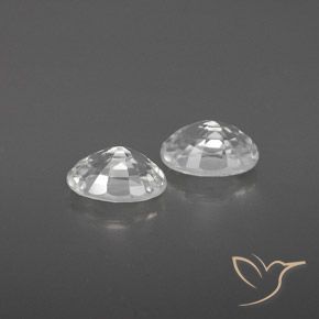 Gemme di Zircone Bianco naturale da 1.66 ct, Ovale, VVS