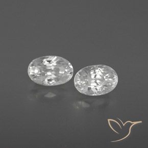 Gemme di Zircone Bianco naturale da 1.74 ct, Ovale, VVS