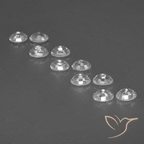 Gemme di Zircone Bianco naturale da 8.67 ct, Ovale, VVS-VS