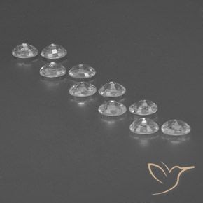 Gemme di Zircone Bianco naturale da 7.86 ct, Ovale, VVS-VS