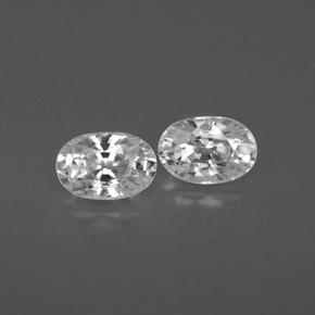 Gemme di Zircone Bianco naturale da 1.67 ct, Ovale, VVS