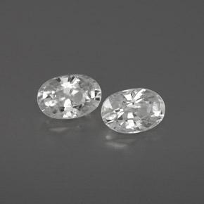 Gemme di Zircone Bianco naturale da 1.67 ct, Ovale, VVS