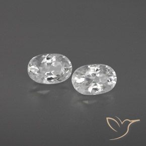 Gemme di Zircone Bianco naturale da 1.74 ct, Ovale, VVS
