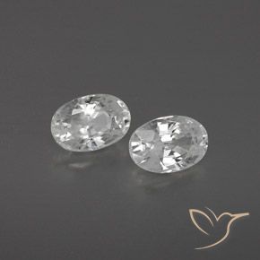 Gemme di Zircone Bianco naturale da 1.67 ct, Ovale, VVS