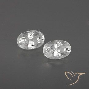 Gemme di Zircone Bianco naturale da 1.69 ct, Ovale, VVS