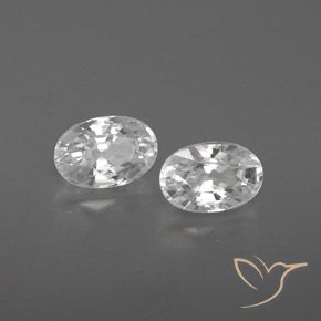 Gemme di Zircone Bianco naturale da 1.71 ct, Ovale, VVS