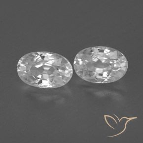 Gemme di Zircone Bianco naturale da 1.73 ct, Ovale, VVS