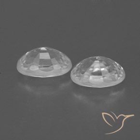 Gemme di Zircone Bianco naturale da 1.73 ct, Ovale, VVS