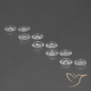 Gemme di Zircone Bianco naturale da 6.91 ct, Ovale, VVS-VS