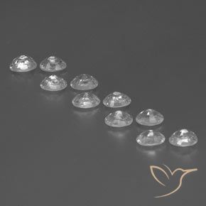 Gemme di Zircone Bianco naturale da 8.29 ct, Ovale, VVS-VS