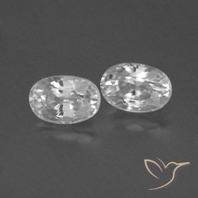 Gemme di Zircone Bianco naturale da 1.80 ct, Ovale, VVS
