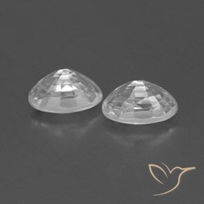Gemme di Zircone Bianco naturale da 1.70 ct, Ovale, VVS