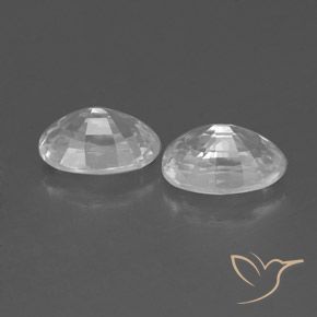 Gemme di Zircone Bianco naturale da 1.66 ct, Ovale, VVS