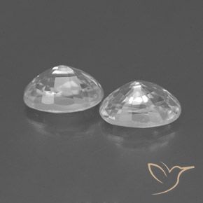 Gemme di Zircone Bianco naturale da 1.74 ct, Ovale, VVS