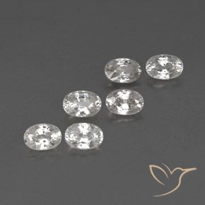 Gemme di Zircone Bianco naturale da 4.79 ct, Ovale, VVS-VS