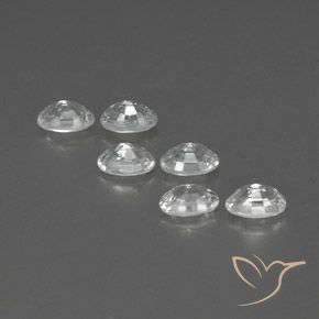 Gemme di Zircone Bianco naturale da 4.98 ct, Ovale, VVS-VS