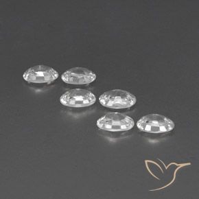 Gemme di Zircone Bianco naturale da 4.25 ct, Ovale, VVS-VS