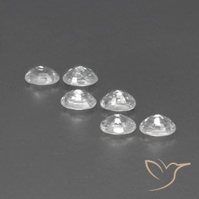 Gemme di Zircone Bianco naturale da 5.01 ct, Ovale, VVS-VS
