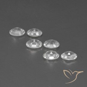 Gemme di Zircone Bianco naturale da 4.70 ct, Ovale, VVS-VS