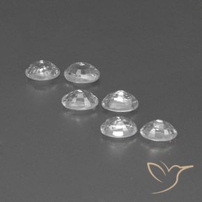 Gemme di Zircone Bianco naturale da 4.92 ct, Ovale, VVS-VS