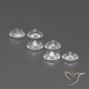 Gemme di Zircone Bianco naturale da 4.72 ct, Ovale, VVS-VS