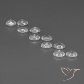 Gemme di Zircone Bianco naturale da 7.73 ct, Ovale, VVS-VS