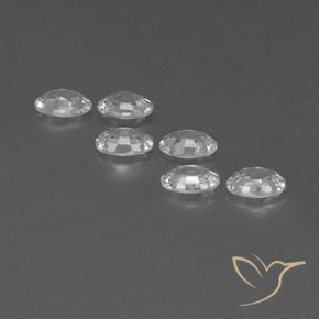 Gemme di Zircone Bianco naturale da 4.02 ct, Ovale, VVS-VS