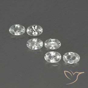 Gemme di Zircone Bianco naturale da 4.69 ct, Ovale, VVS-VS