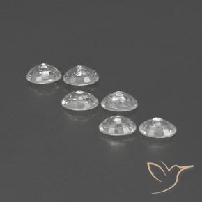 Gemme di Zircone Bianco naturale da 4.75 ct, Ovale, VVS-VS