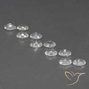 Gemme di Zircone Bianco naturale da 7.74 ct, Ovale, VVS-VS