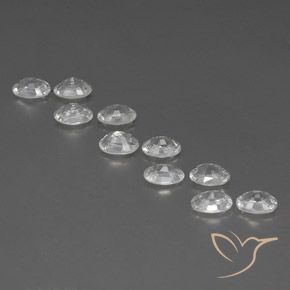 Gemme di Zircone Bianco naturale da 7.78 ct, Ovale, VVS-VS
