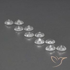 Gemme di Zircone Bianco naturale da 8.09 ct, Ovale, VVS-VS
