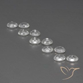 Gemme di Zircone Bianco naturale da 8.15 ct, Ovale, VVS-VS