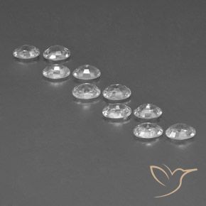 Gemme di Zircone Bianco naturale da 7.51 ct, Ovale, VVS-VS