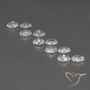 Gemme di Zircone Bianco naturale da 7.49 ct, Ovale, VVS-VS