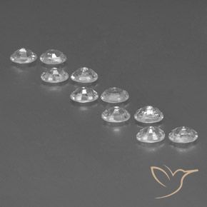 Gemme di Zircone Bianco naturale da 7.93 ct, Ovale, VVS-VS