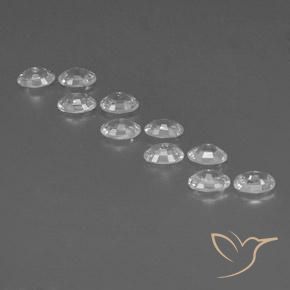 Gemme di Zircone Bianco naturale da 7.51 ct, Ovale, VVS-VS