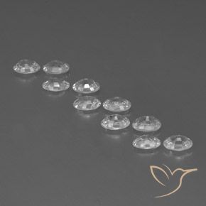 Gemme di Zircone Bianco naturale da 7.06 ct, Ovale, VVS-VS